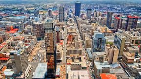 A bird's-eye view of Johannesburg